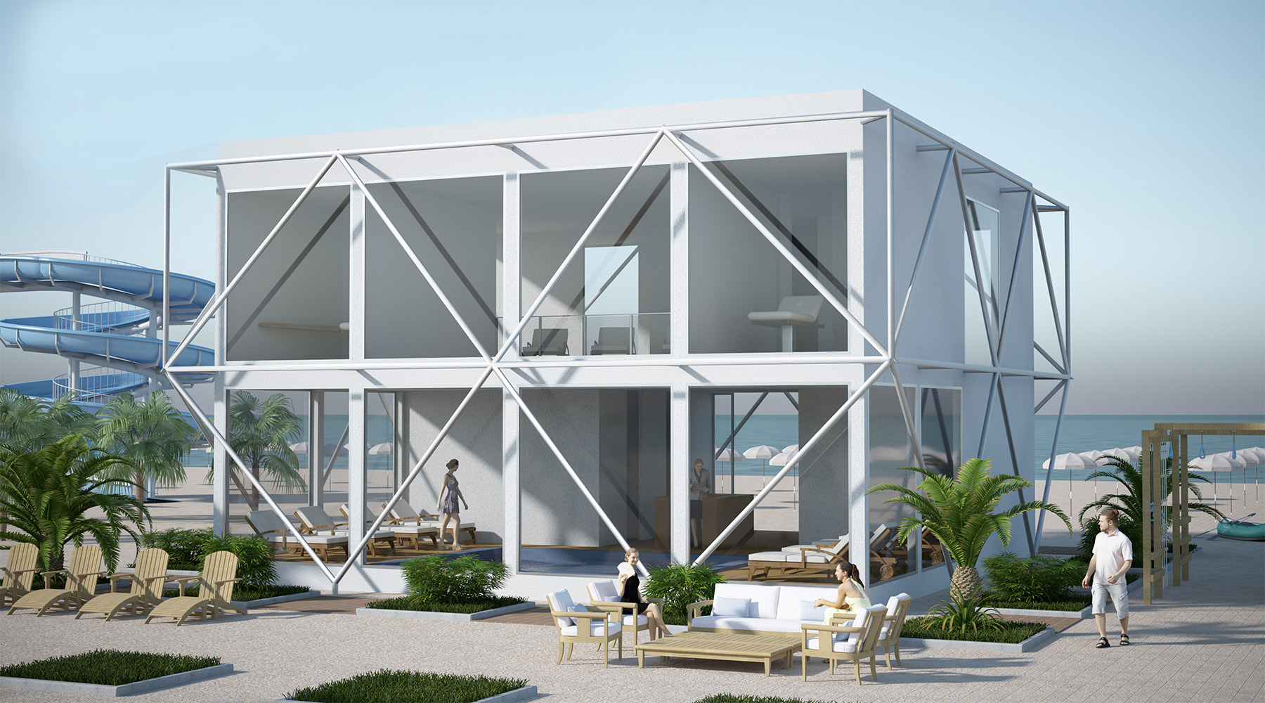 Progetto Stabilimento Balneare Rimini